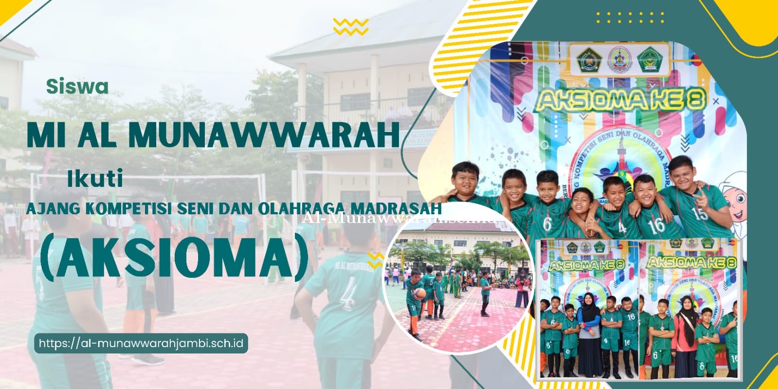 Siswa MI Al Munawwarah Ikuti Ajang Kompetisi Seni dan Olahraga Madrasah (AKSIOMA) 2023